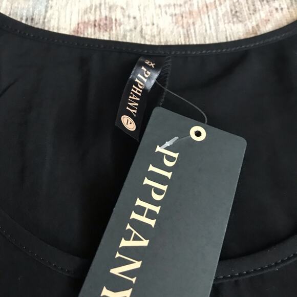 Piphany Cala Bassa Black Tunic Top - Size 2X - New with Tags - Picture 4 of 6